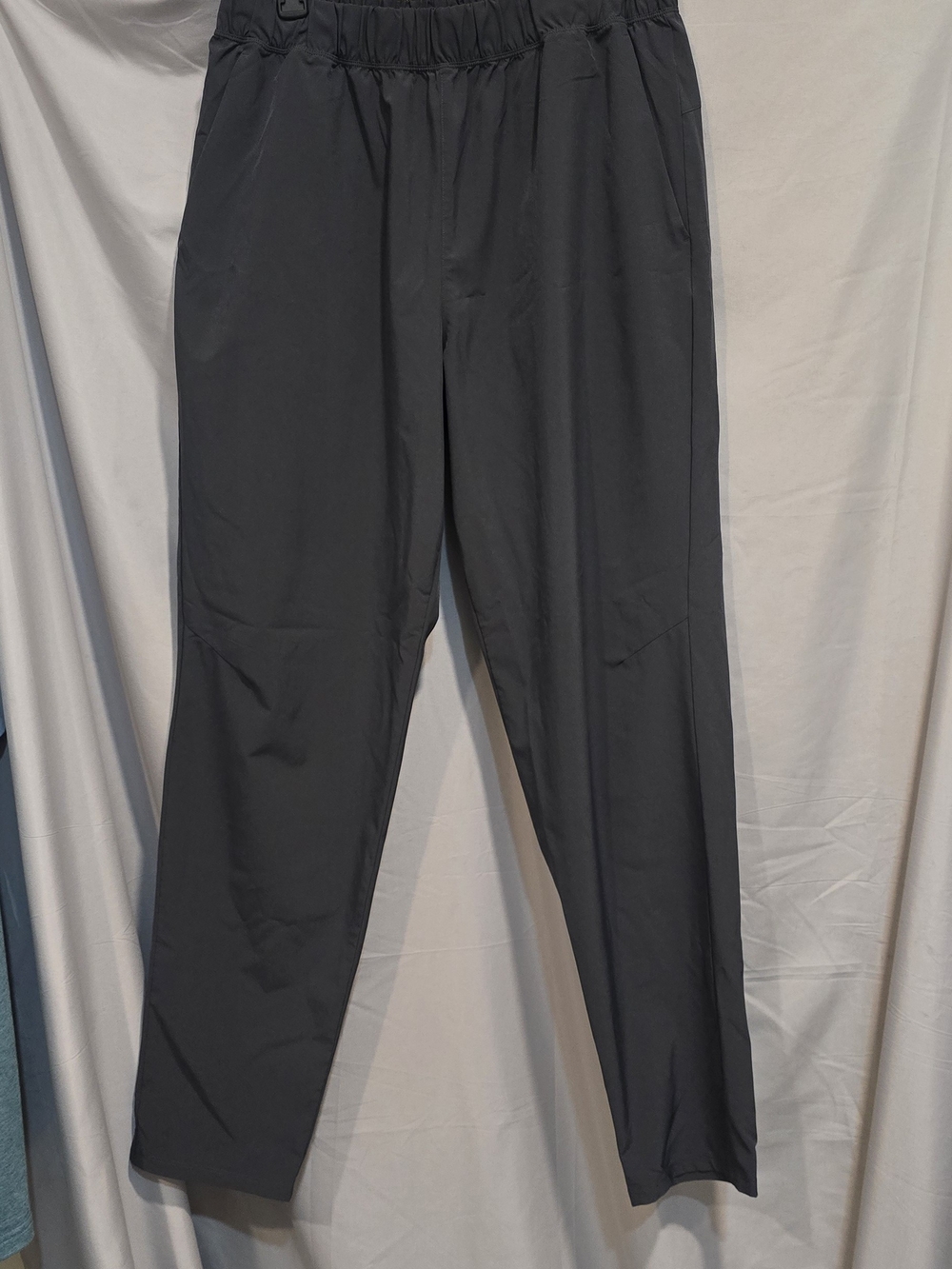 Sport-Tek Men's Grey Elastic-Waist Jogger Pants